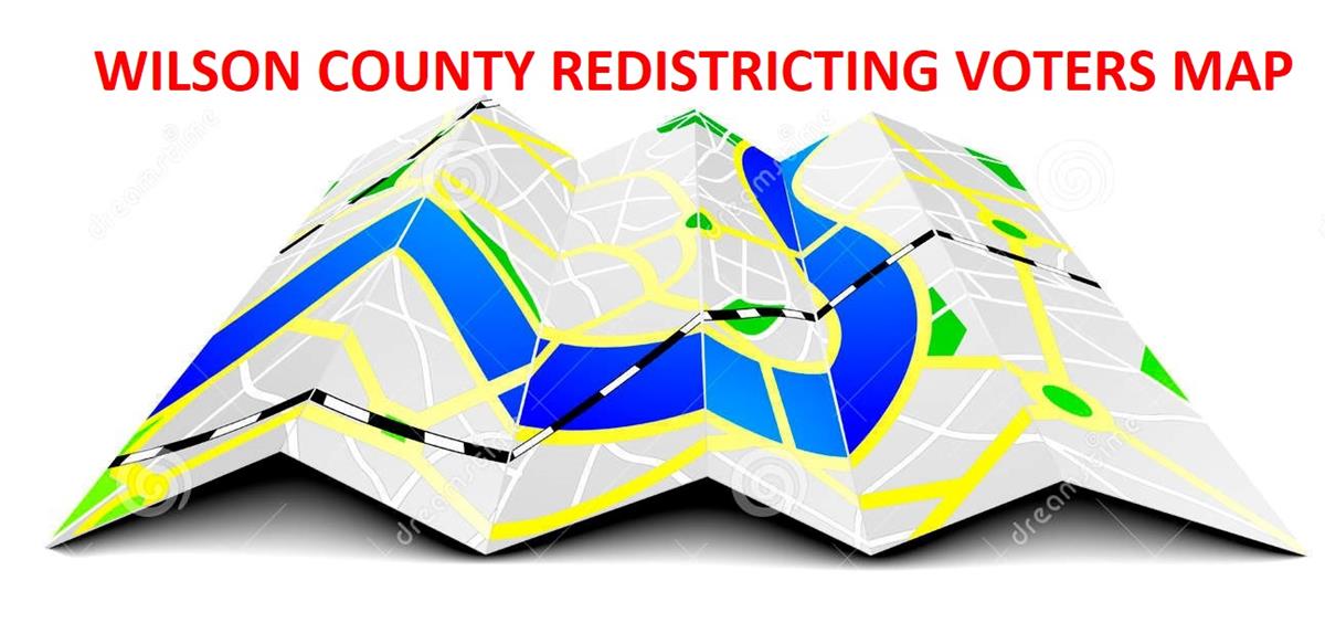 Wilson County Redistricting Voters Map